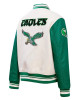 Philadelphia Eagles Mary Kate Morrissey Varsity Jacket Philadelphia Eagles Mary Kate Morrissey Varsity Jacket