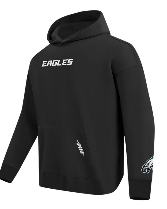 Philadelphia Eagles Wingspan Men's Drop Shoulder Fleece Pullover Hoodie
