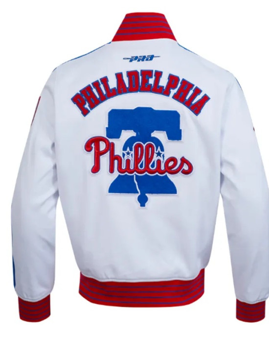 Philadelphia Phillies Current Logo Game Day White Jacket