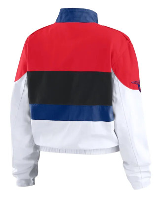 Philadelphia Phillies Racing Red/White Full-Zip Jacket