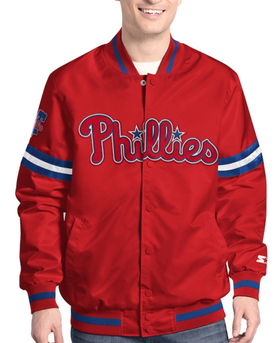 Philadelphia Phillies Varsity Scout Satin Jacket