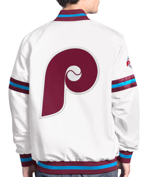 Philadelphia Phillies Varsity Scout Satin Jacket