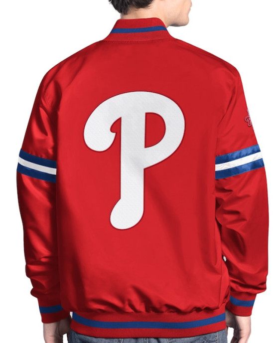 Philadelphia Phillies Varsity Scout Satin Jacket