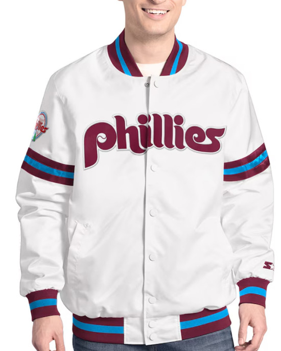 Philadelphia Phillies Varsity Scout Satin Jacket