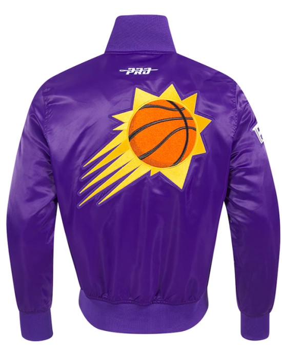 Phoenix Suns 2024/25 City Edition Chenille Purple Satin Jacket