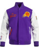 Phoenix Suns 2024/25 City Edition Chenille Purple Wool Varsity Jacket