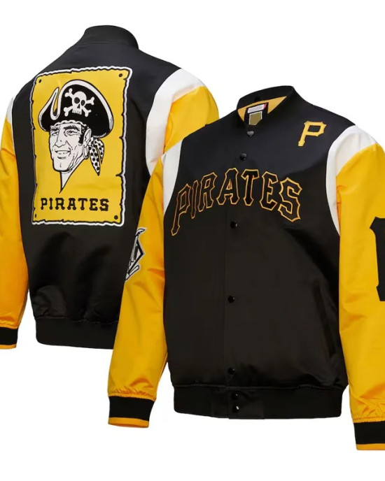 Pittsburgh Pirates Cooperstown Team Origins Satin Jacket Pittsburgh Pirates Cooperstown Team Origins Satin Jacket