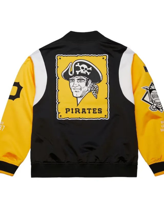 Pittsburgh Pirates Cooperstown Team Origins Satin Jacket Pittsburgh Pirates Cooperstown Team Origins Satin Jacket