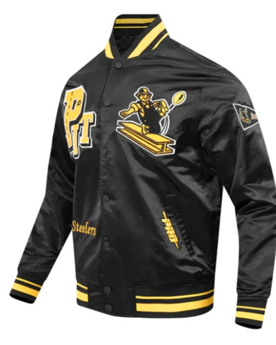 Pittsburgh Steelers Best of Classic Rib Satin Jacket
