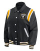 Pittsburgh Steelers Lightweight Black Varsity Satin Jacket