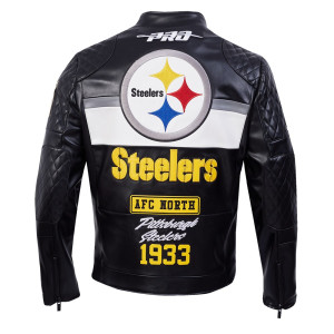 Pittsburgh Steelers Men's Moto Jacket