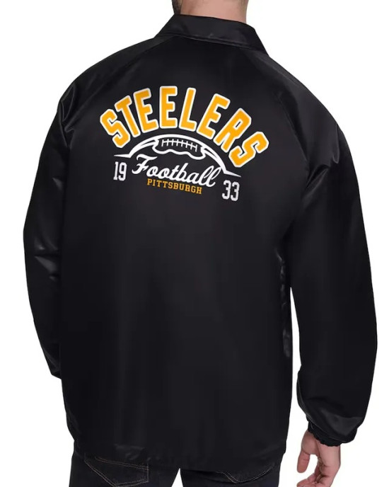 Pittsburgh Steelers Retro Logo Coaches Jacket Pittsburgh Steelers Retro Logo Coaches Jacket