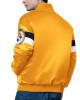 Pittsburgh Steelers Triple Option Varsity Satin Jacket