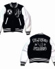 Places Plus Faces Black and White Varsity Jacket Places Plus Faces Black and White Varsity Jacket