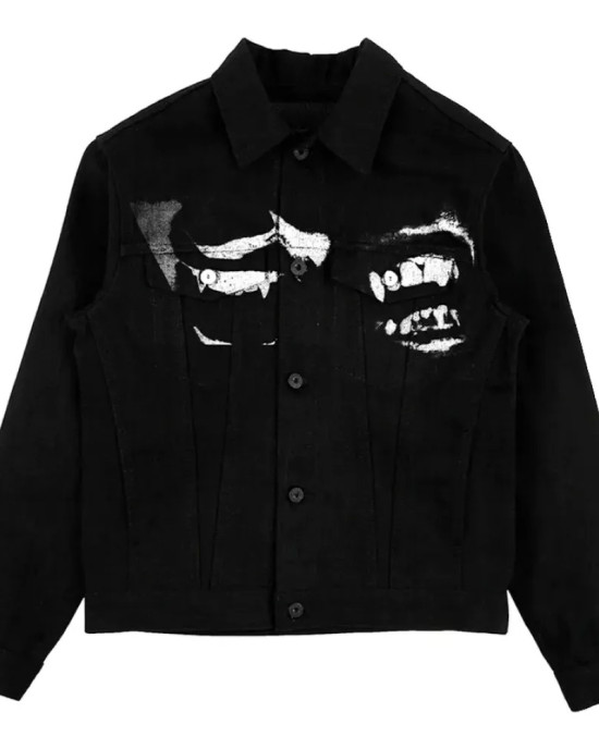 Playboi Carti Black Denim Jacket Playboi Carti Black Denim Jacket