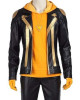 Pokemon Go Team Spark Black Leather Jacket Pokemon Go Team Spark Black Leather Jacket