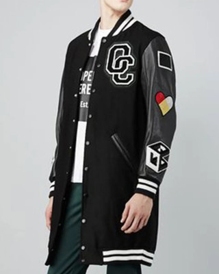 Post To Be Omarion Opening Ceremony Long Letterman Jacket