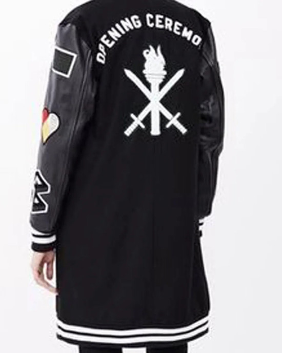 Post To Be Omarion Opening Ceremony Long Letterman Jacket Post To Be Omarion Opening Ceremony Long Letterman Jacket