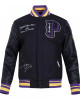Prairie View A&M Black Varsity Wool/Leather Jacket Prairie View A&M Black Varsity Wool/Leather Jacket