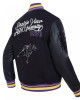 Prairie View A&M Black Varsity Wool/Leather Jacket Prairie View A&M Black Varsity Wool/Leather Jacket