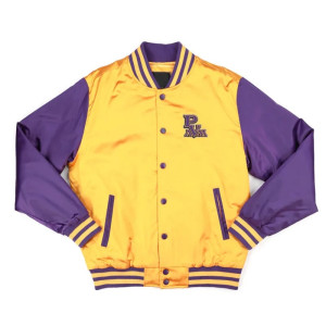 Prairie View A&M Gold and Purple Baseball Jacket