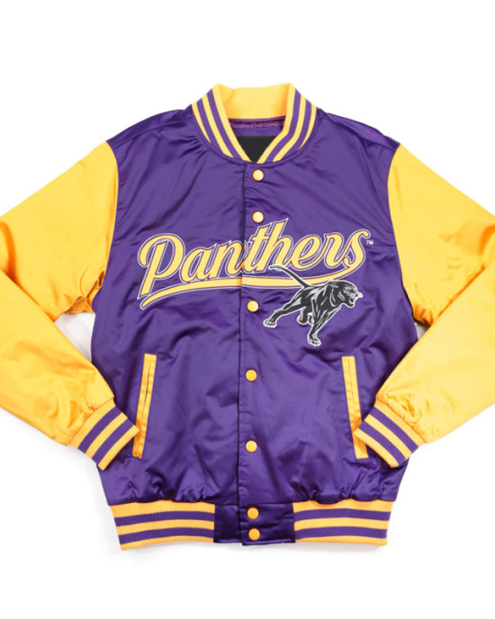 Prairie View A&M Purple and Gold Baseball Jacket Prairie View A&M Purple and Gold Baseball Jacket