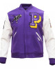 Prairie View A&M Purple and White Varsity Jacket Prairie View A&M Purple and White Varsity Jacket