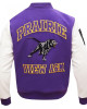 Prairie View A&M Purple and White Varsity Jacket Prairie View A&M Purple and White Varsity Jacket