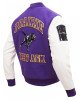 Prairie View A&M Purple and White Varsity Jacket Prairie View A&M Purple and White Varsity Jacket