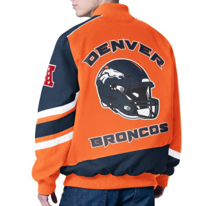 Prime Time Racing Denver Broncos Orange Jacket