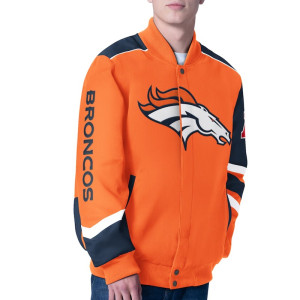 Prime Time Racing Denver Broncos Orange Jacket
