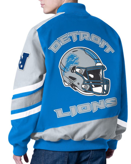 Prime Time Racing Detroit Lions Blue Jacket