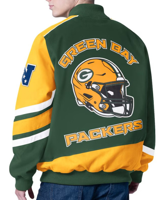 Prime Time Racing Green Bay Packers Green Jacket
