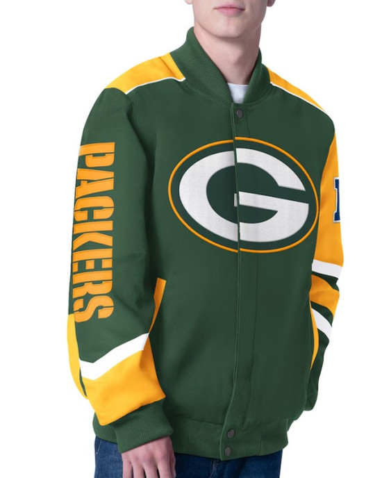 Prime Time Racing Green Bay Packers Green Jacket