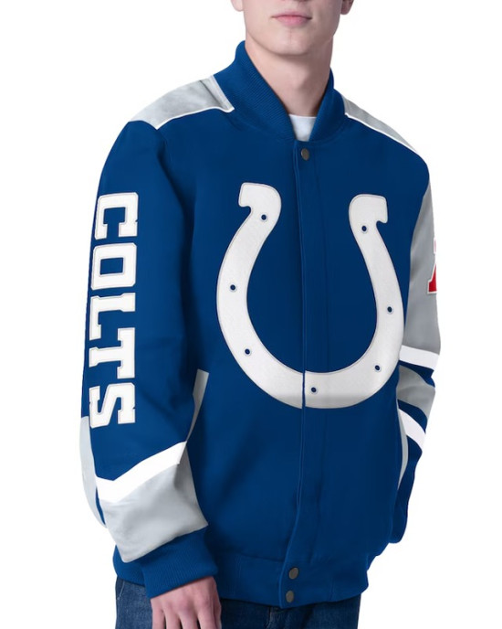 Prime Time Racing Indianapolis Colts Royal Jacket