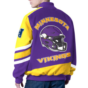 Prime Time Racing Minnesota Vikings Purple Jacket