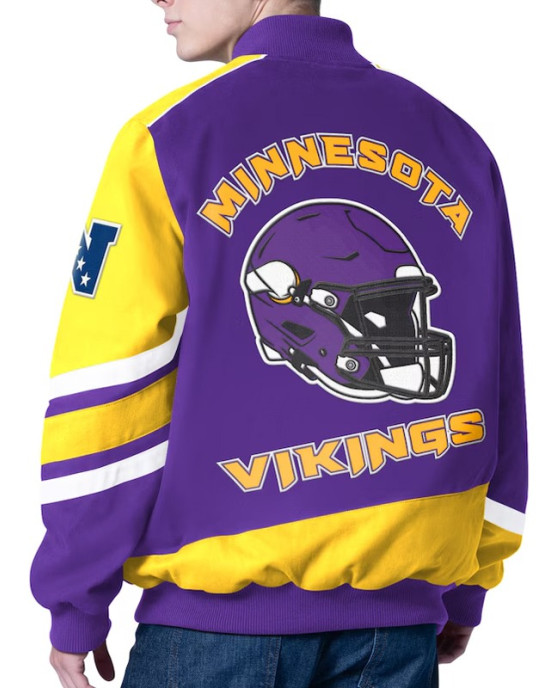 Prime Time Racing Minnesota Vikings Purple Jacket
