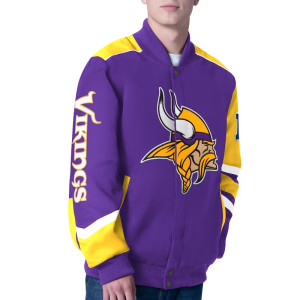 Prime Time Racing Minnesota Vikings Purple Jacket