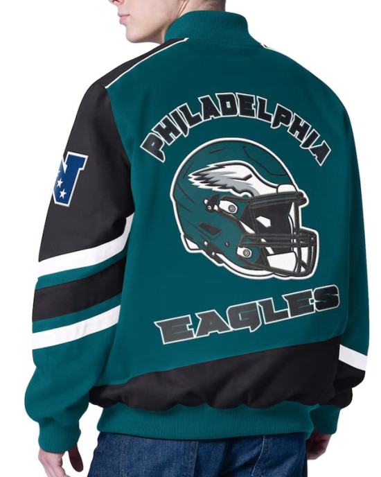 Prime Time Racing Philadelphia Eagles Midnight Green Jacket