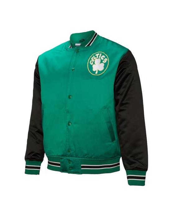 Primetime Boston Celtics Green and Black Jacket