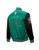 Primetime Boston Celtics Green and Black Jacket