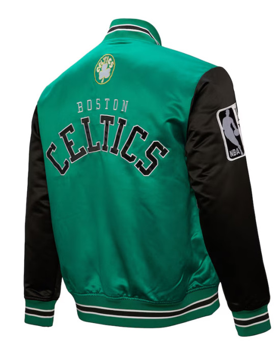 Primetime Boston Celtics Green and Black Jacket Primetime Boston Celtics Green and Black Jacket