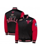 Primetime Chicago Bulls Black and Red Jacket