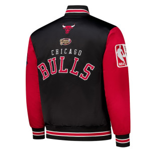 Primetime Chicago Bulls Black and Red Jacket