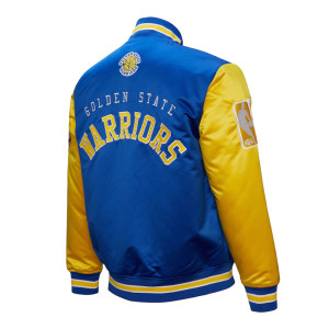 Primetime Golden State Warriors Royal and Gold Jacket