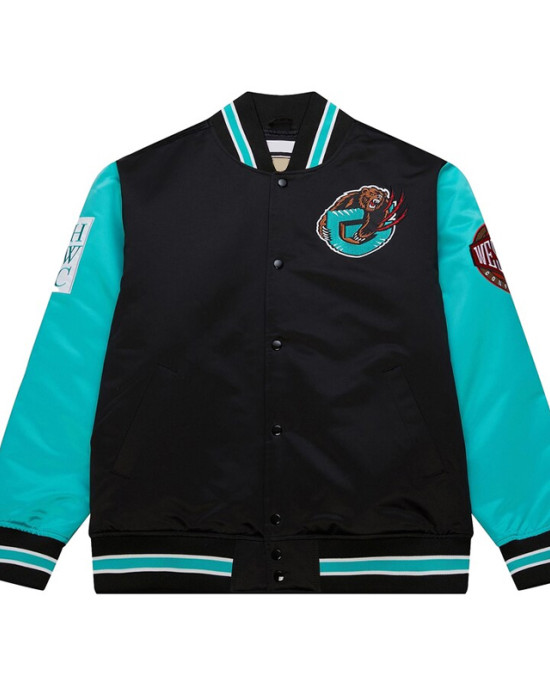 Primetime Memphis Grizzlies Black and Aqua Jacket