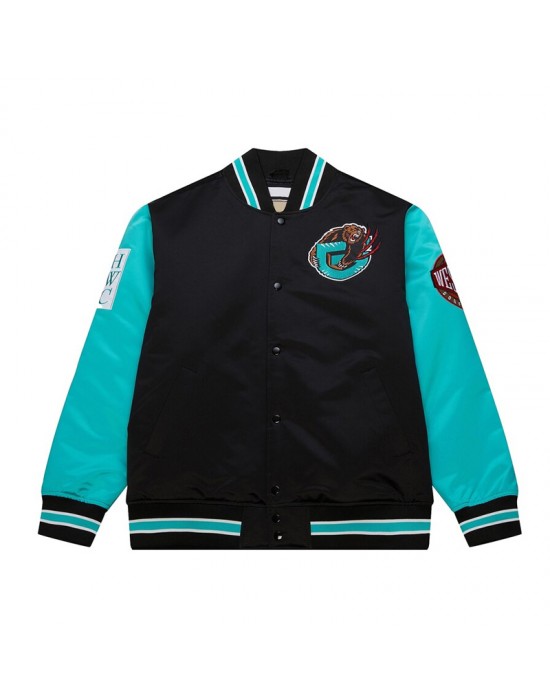 Primetime Memphis Grizzlies Black and Aqua Jacket
