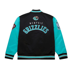 Primetime Memphis Grizzlies Black and Aqua Jacket