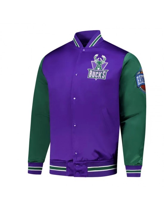 Primetime Milwaukee Bucks Purple and Green Jacket
