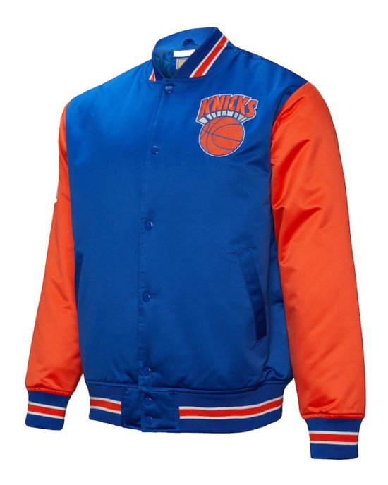 Primetime NY Knicks Royal and Orange Jacket Primetime NY Knicks Royal and Orange Jacket